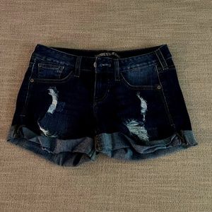 Denim shorts